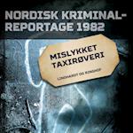 Mislykket taxirøveri