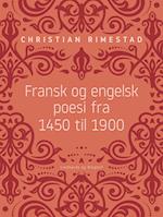 Fransk og engelsk poesi fra 1450 til 1900