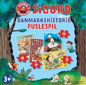 Sigurd lægger Danmarkshistorie puslespil