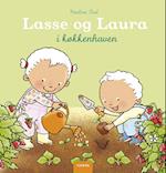 Lasse og Laura i køkkenhaven