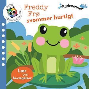 Badevenner - Freddy Frø svømmer hurtigt
