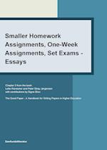 Smaller Homework Assignments, One-Week Assignments Set Exams - Essays