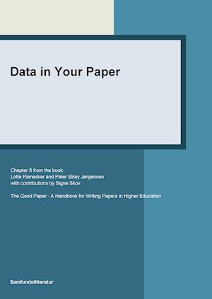 Data in your paper