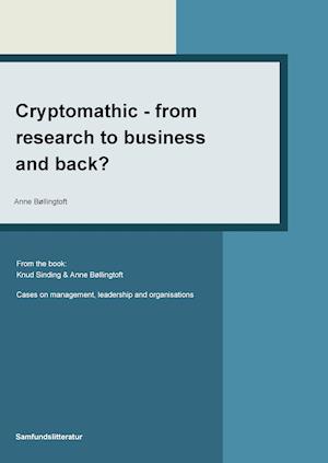 Cryptomathic - from research to business and back?