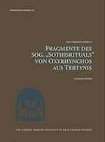 Fragmente des Sog. 'Sothisrituals' von Oxyrhynchos aus Tebtynis