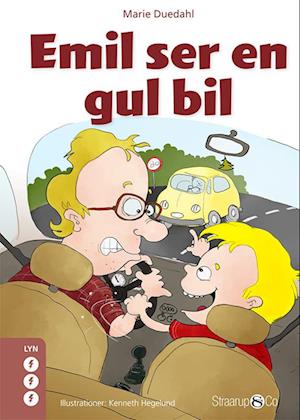 Emil ser en gul bil