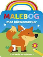 Malebog med klistermærker: Ræv