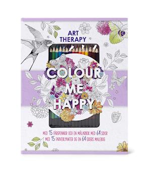 Colour me happy - malebog med farveblyanter