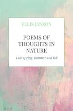 Poems of thoughts in nature