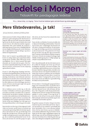 Få i Morgen, nr. 4 januar 2019 (e-tidsskrift pdf) af Frederikke Skaaning Knage som i PDF format på