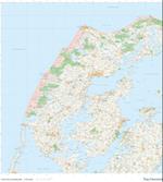Trap Danmark: Kort over Thisted Kommune