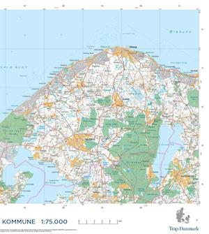Trap Danmark: Kort over Gribskov Kommune