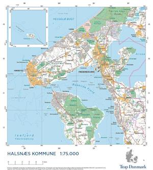 Kort Over HalsnæS Kommune Trap Danmark: Kort over Halsnæs Kommune af Trap Danmark | Boggade.dk Kort Over HalsnæS Kommune