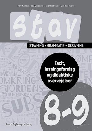 STAV 8-9 - Facit, løsningsforslag og didaktiske overvejelser-Poul Erik Jensen-Bog
