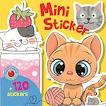 Snip Snap Snude: Mini-stickers: Katte - KOLLI á 12 stk. - pris pr. stk. ca. kr. 14,95