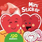 Snip Snap Snude: Mini-stickers: Hjerter - KOLLI á 12 stk. - pris pr. stk. ca. kr. 14,95