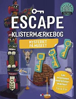 Escape Klistermærkebog: Mysteriet på museet-Philipp Kiefer-Bog