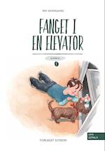 Fanget i en elevator