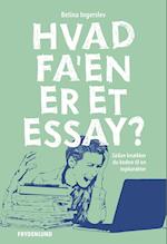 Hvad fa'en er et essay?