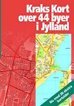 Kraks kort over 44 byer i Jylland