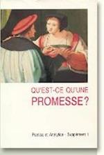 Qu'est-Ce Qu'une Promesse?