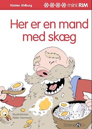 Her er en mand med skæg