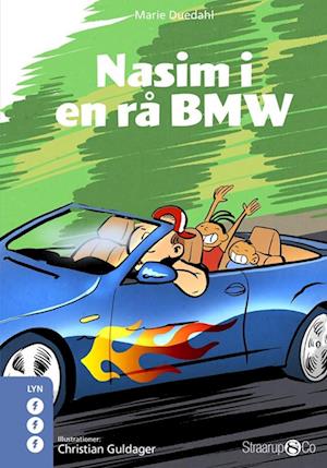 Nasim i en rå BMW