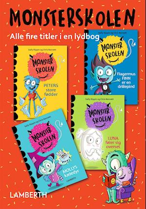 Monsterskolen - Flagermus Finn er en drillepind, Peters store fødder, Luna føler sig overset og Mollys kæledyr