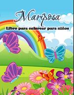 Libro para colorear de mariposas para niños