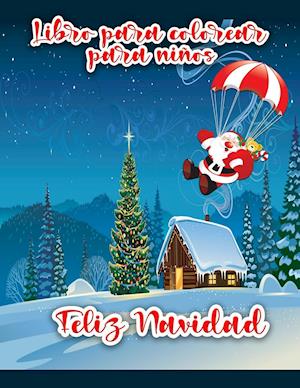 Libro para colorear de Feliz Navidad para niños