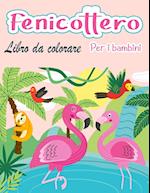 Fenicottero libro da colorare per bambini