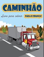 Livro de coloração de caminhões