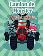 Livre de coloriage pour enfants sur les Monster Truck