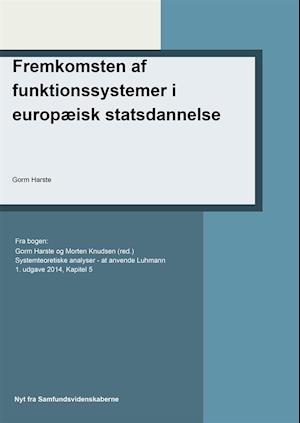 Fremkomsten af funktionssystemer i europæisk statsdannelse