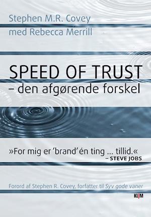Speed of trust