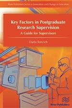 Key Factors in Postgraduate Research Supervision A Guide for Supervisors