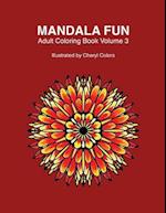 Mandala Fun Adult Coloring Book Volume 3