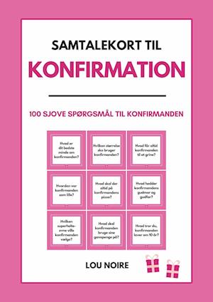 Samtalekort til konfirmation – pink