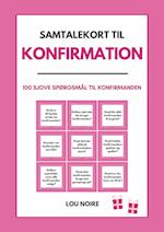 Samtalekort til konfirmation – pink