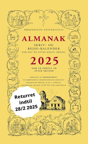 Universitetets Almanak Skriv- og Rejsekalender 2025