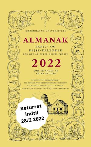Universitetets Almanak Skriv- og Rejsekalender 2022