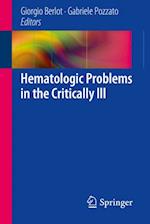 Hematologic Problems in the Critically Ill