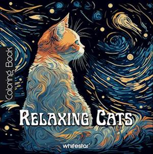 Relaxing Cats Coloring Book