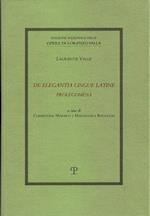 de Elegantia Lingue Latine Prolegomena