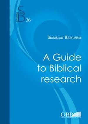 A Guide to Biblical Research