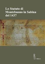 Lo Statuto Di Montebuono in Sabina del 1437
