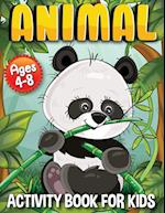 Animal Activity Book for Kids