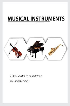 Musical Instruments: Musical instruments flash cards book for baby, music instruments book for children, Montessori book, kids books, toddler music in