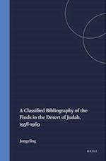 A Classified Bibliography of the Finds in the Desert of Judah, 1958-1969