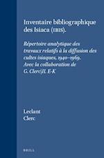 Inventaire Bibliographique Des Isiaca (Ibis)